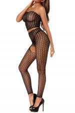 Tube Top and Crotchless Tights Lingerie Set - Image 5