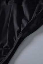 Black Lace Versatile Laceup Teddy Lingerie - Image 19