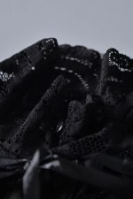 Black Lace Versatile Laceup Teddy Lingerie - Image 21