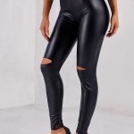 Black Skinny Faux Leather Leggings