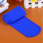Blue Autumn Opaque Footed Tights Stockings For Women - Image 2