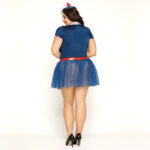 Women's Plus Size  Cosplay Airline Stewardess Uniform - Image 5