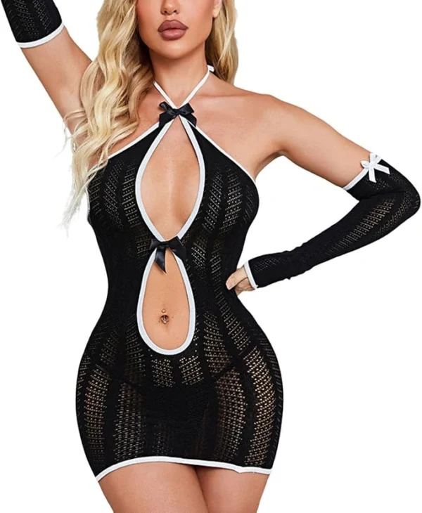 Black Women's Hot Sexy Bodystockings - Image 1