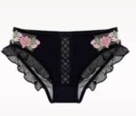 Floral Embroidery Lingerie Set – Elegant Push Up Bra & Panty for Women - Image 2