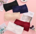 Lace Bandeau Bra Top – Seamless Strapless Stretch Lace Tube Top - Image 7