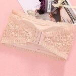 Lace Bandeau Bra Top – Seamless Strapless Stretch Lace Tube Top - Image 2